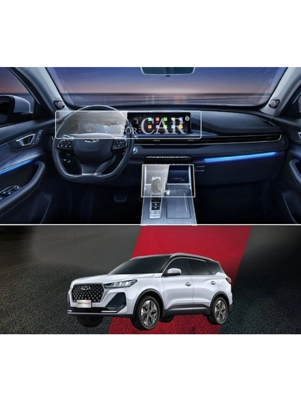 Chery Tiggo 7 Pro Avantgarde Klima Kontrol Ünitesi Uyumlu Ekran Koruyucu