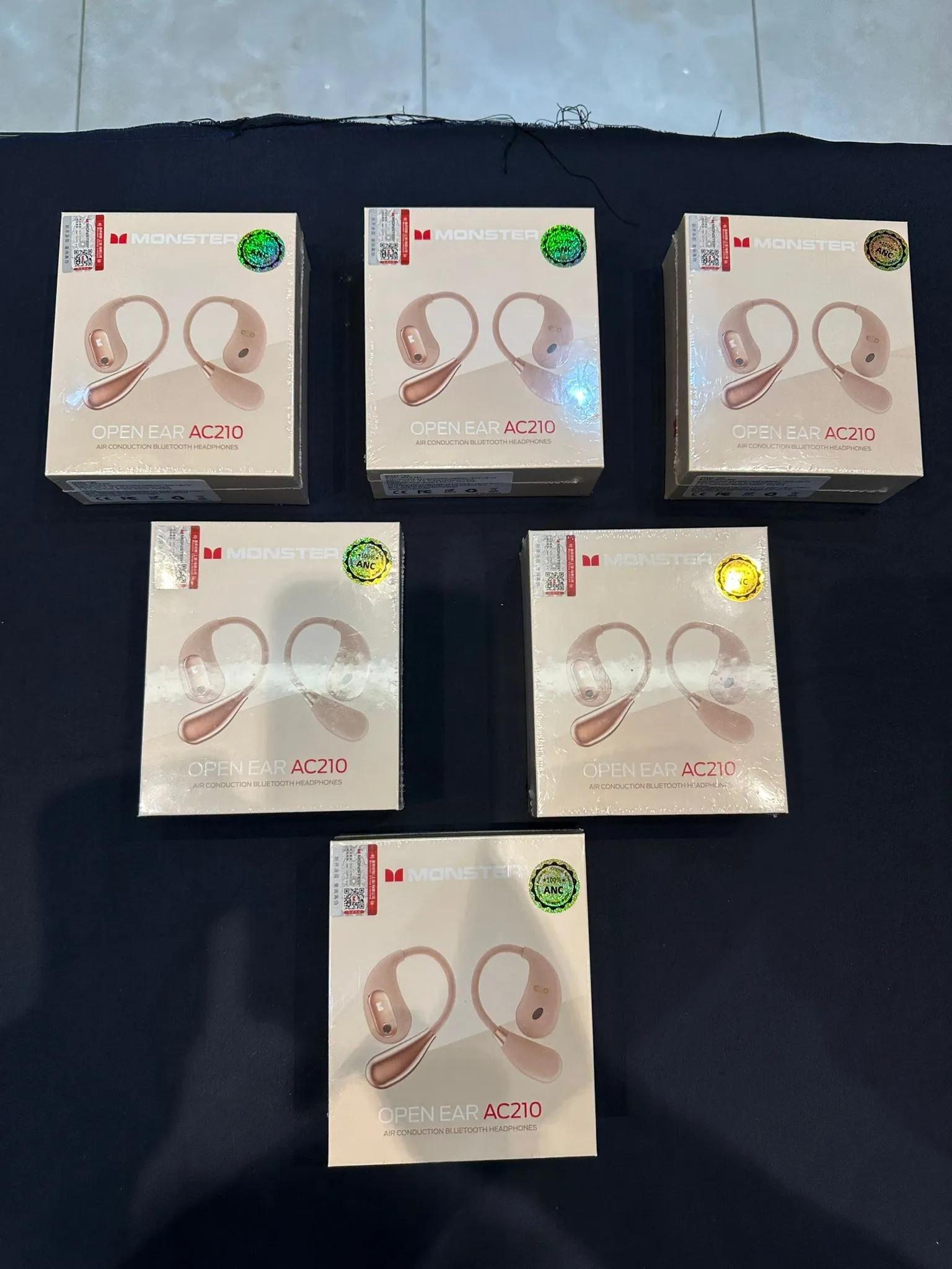 Canavar AC210 TWS BT 5.4 kulaklık kemik iletim açık kulak gerçek kablosuz kulakl