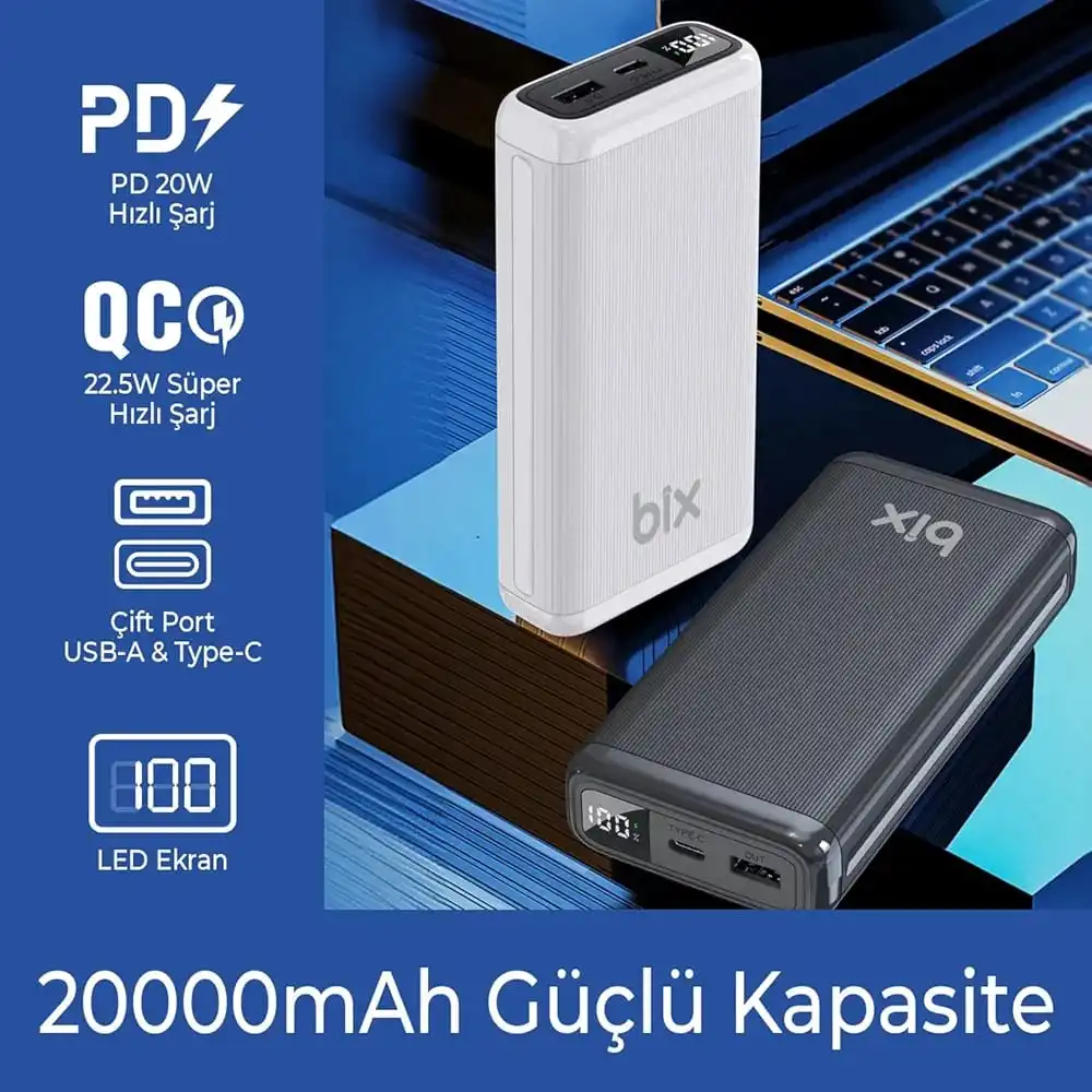 Bix 20000 mAh Powerbank
