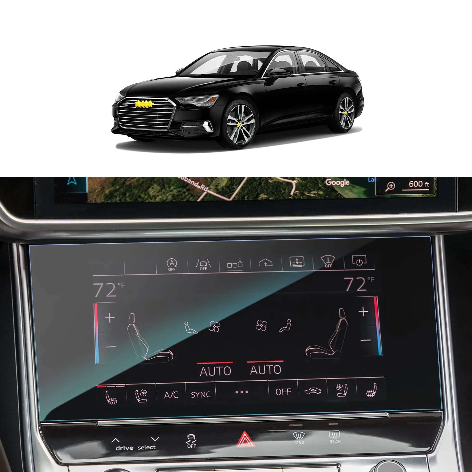 Audi A7 Alt Multimedya Ekran Koruyucu