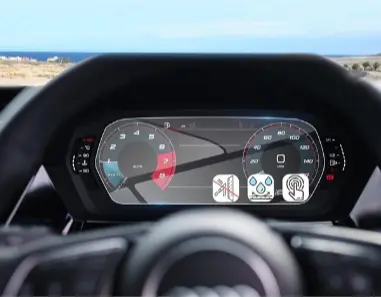 Audi RS3 Gösterge ve Multimedya Ekran Koruyucu Set 2 Parça