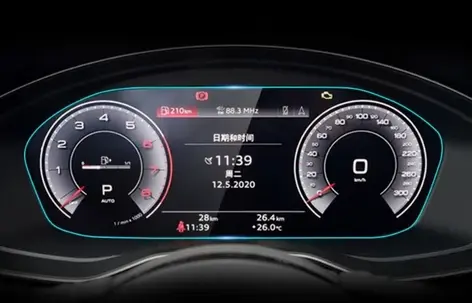 Audi A4 Gösterge Ekran Koruyucu