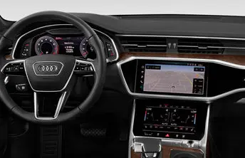 Audi A6 Gösterge Alt Üst Multimedya ve Klima Ünitesi Ekran Koruyucu Set 4 Parça