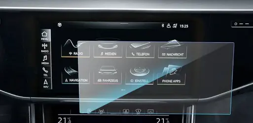 Audi A7 Üst Multimedya Ekran Koruyucu