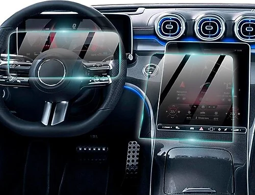 Mercedes C Serisi Multimedya ve Gösterge Ekran Koruyucu SET 2 Parça