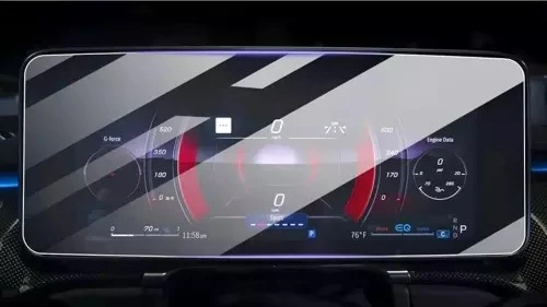 Mercedes CLE Multimedya ve Gösterge Ekran Koruyucu (2 Parça)