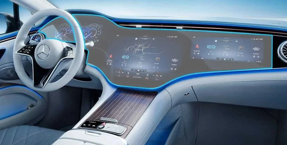 Mercedes EQS Heritage Edition Ekran Koruyucu Seti