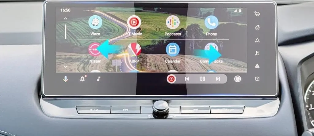 Nissan Qashqai 12.3 inc Multimedya & Navigasyon İle Uyumlu Ekran Koruyucu Nano