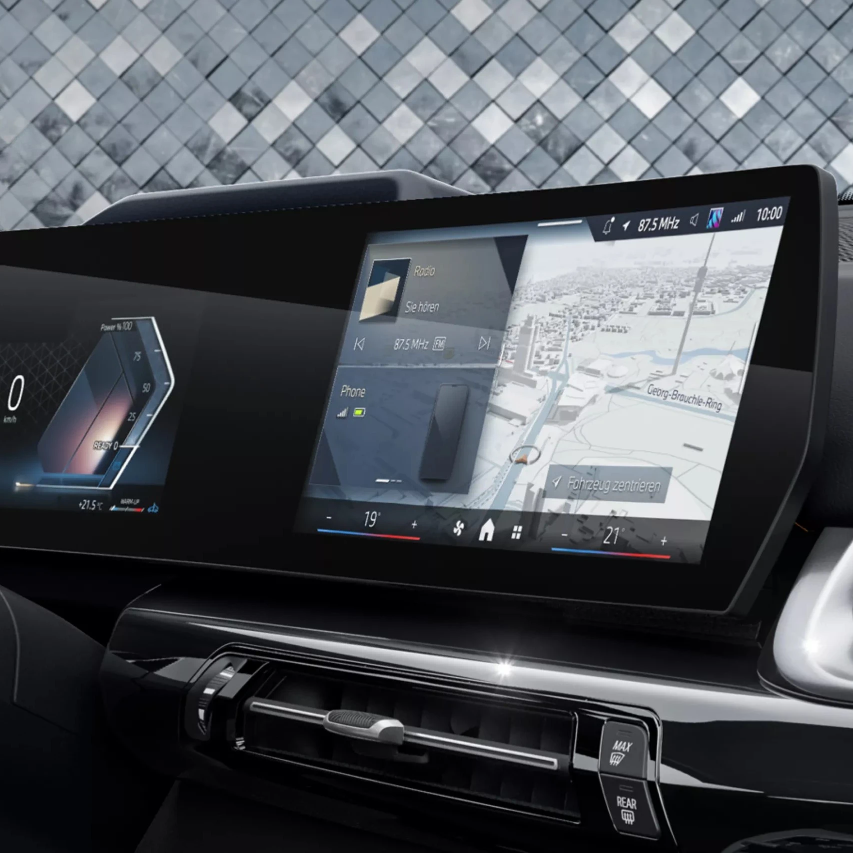 BMW X1 Multimedya Ekran Koruyucu (2024-2025)