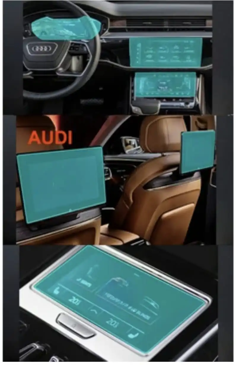 Audi A8 2023-2024 Model Araç Içi 6 Parça Set 9h Nano Ekran Koruyucu
