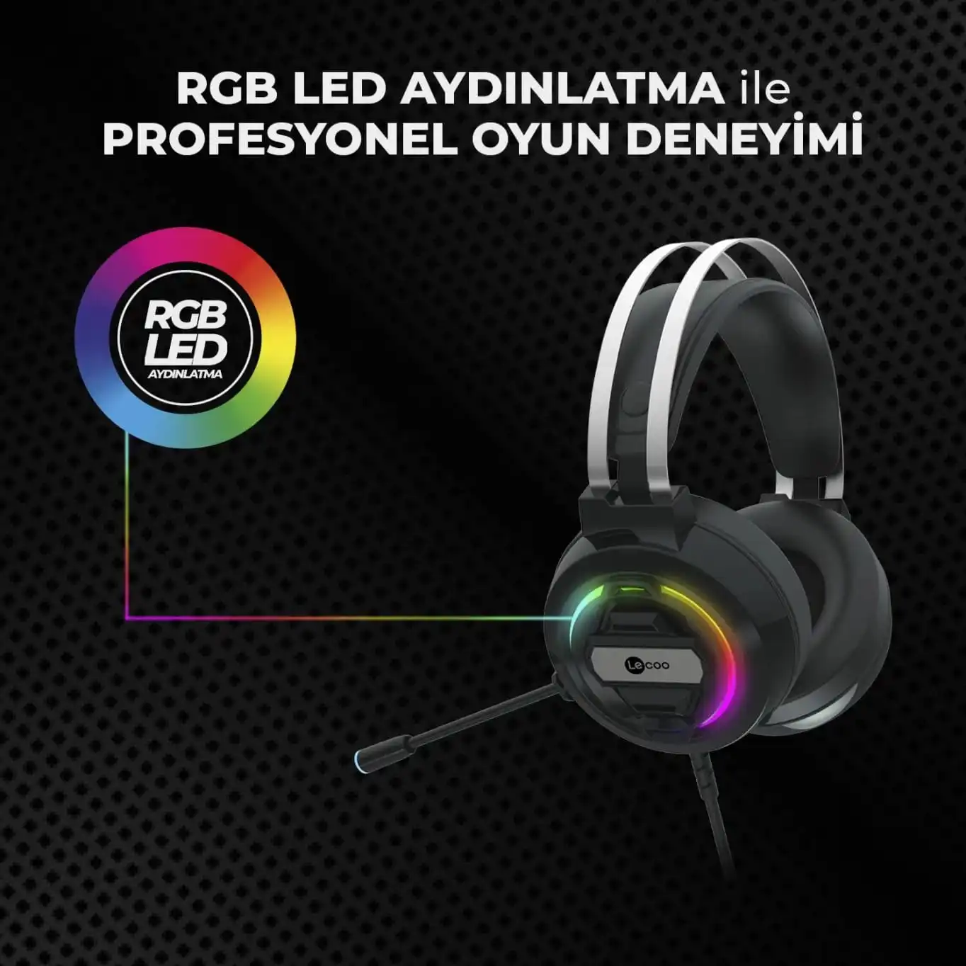Lenovo Lecoo HT401 Rgb Kulak Üstü