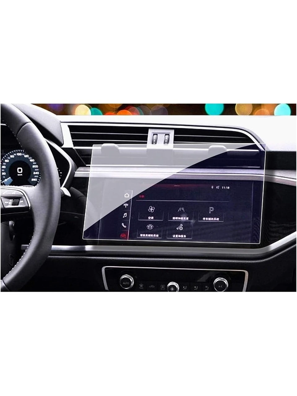 Audi Q3 için 10.1 İnc Multimedya Ekran Koruyucusu