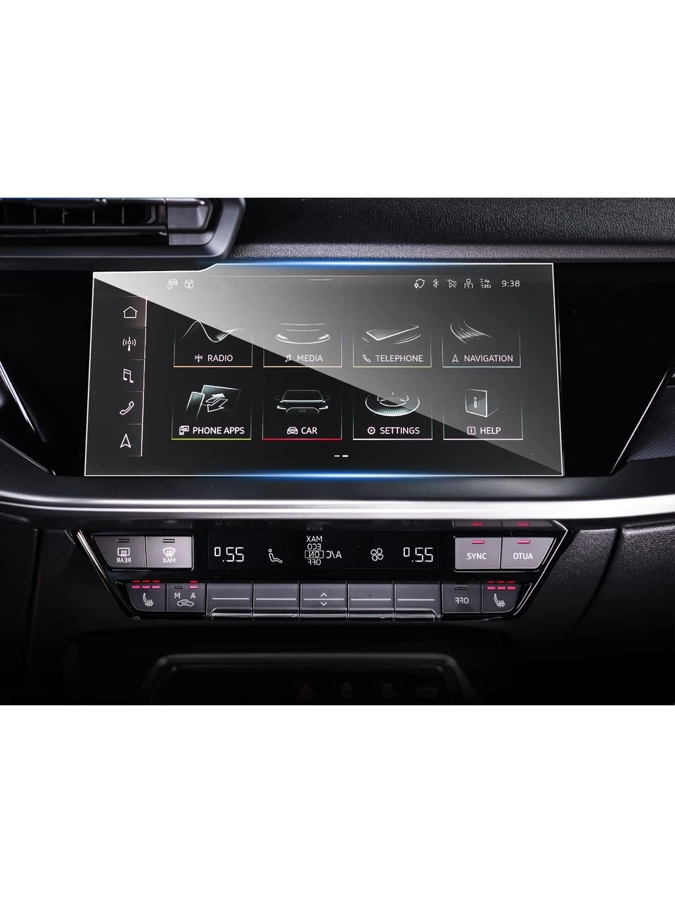 Audi RS3 Gösterge ve Multimedya Ekran Koruyucu Set 2 Parça