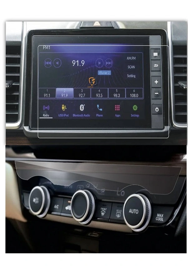 Honda City 2021 2024 Klima Üstü Gösterge Uyumlu 9H Nano Ekran Koruyucu