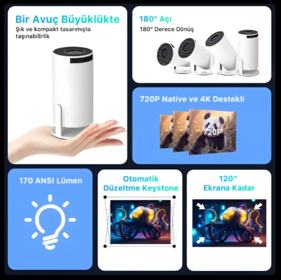 Vega Android Projeksiyon Cihazı
