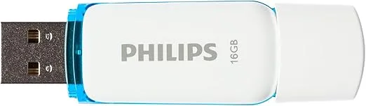 Philips USB Bellek 16 GB Snow Edition Ocean Blue