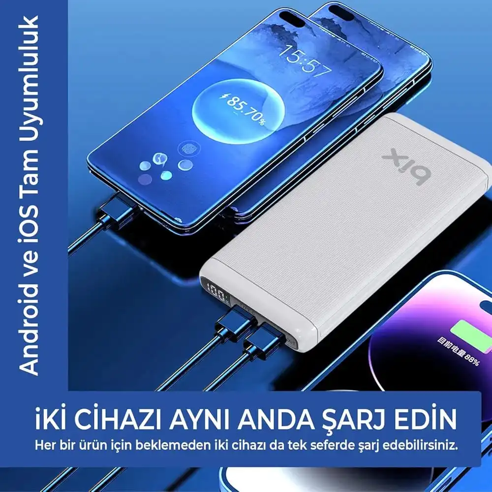 Bix 10000 mAh Powerbank