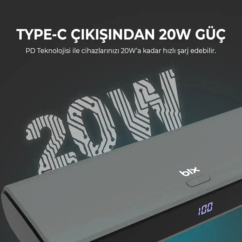 Bix 20000 mAh Powerbank