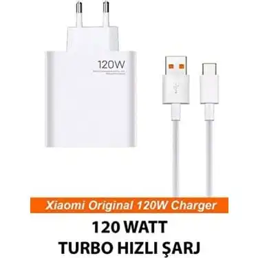 Xiaomi 120W Turbo Şarj Cihazı