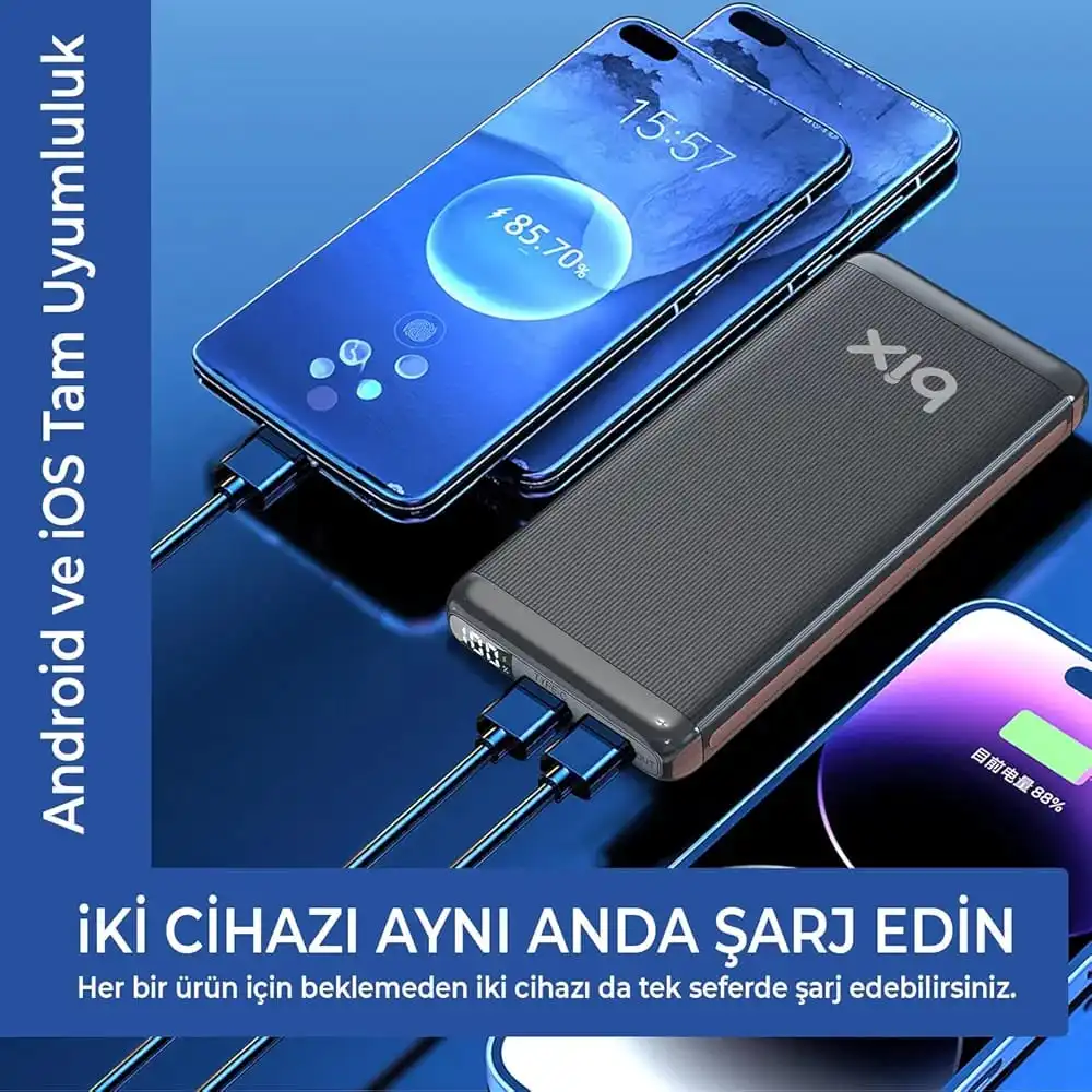 Bix 10000 mAh Powerbank