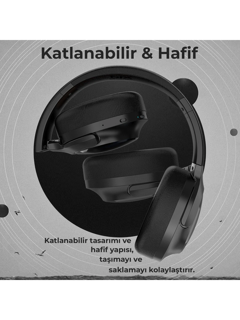 Bix BH2 Soundcraft EQ Mod TF Kart Girişli 40mm Bluetooth 5.3 Kulak Üstü