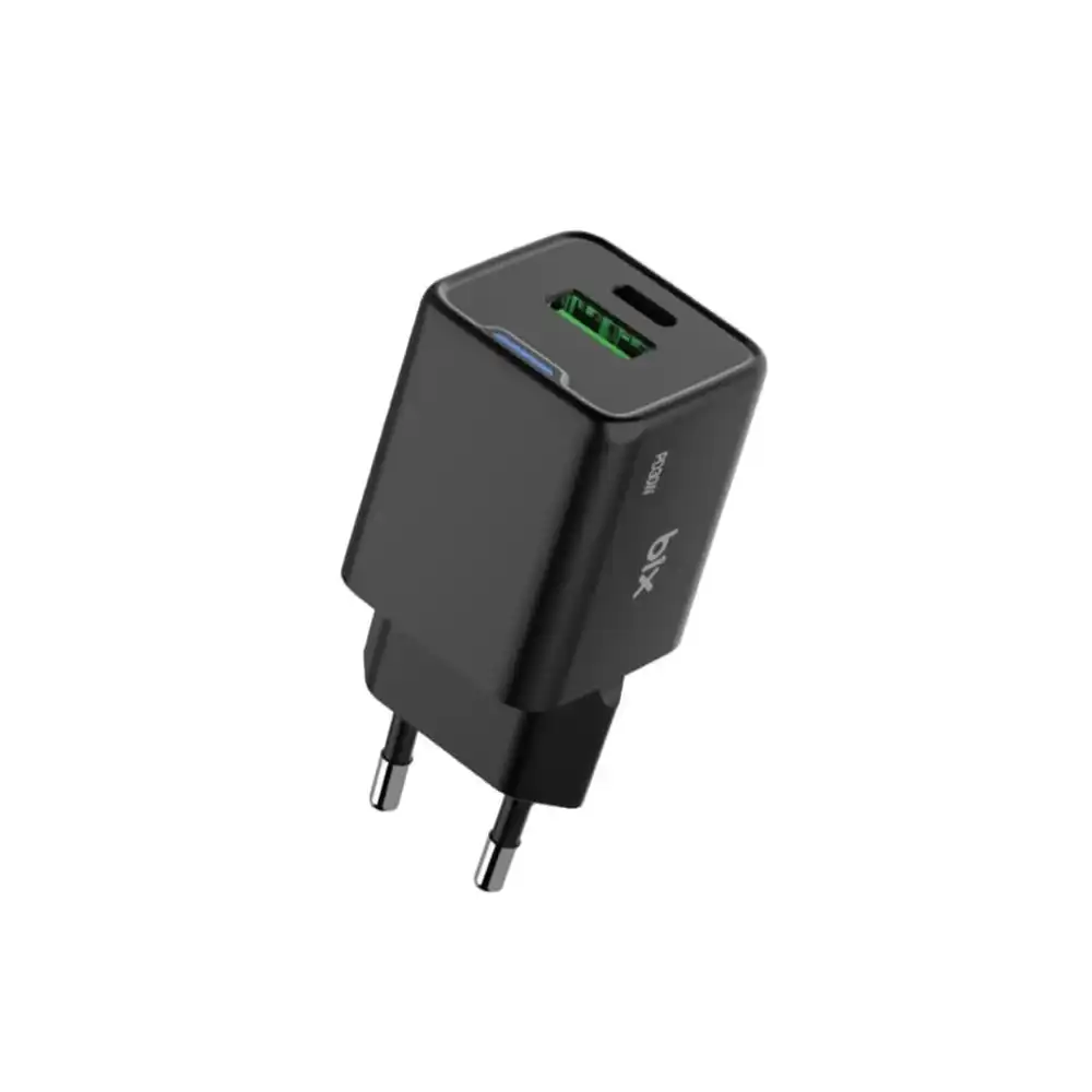 Bix BX2P30G GaN PD 30W Type-C ve USB-A QC 18W Çift Portlu Mini Hızlı