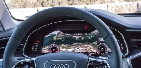 Audi A6 Gösterge Ekran Koruyucu