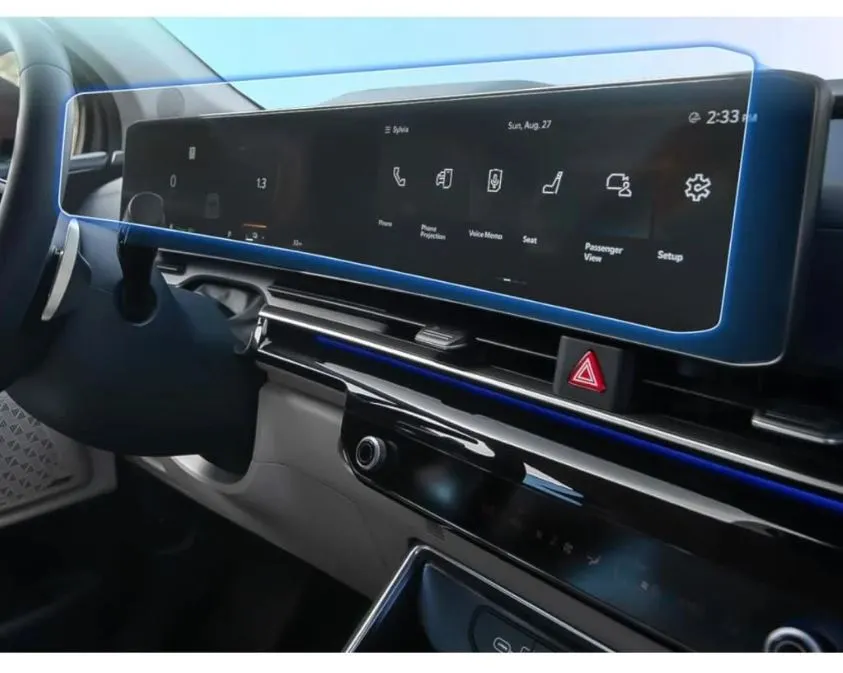 Kia Ev3  12.3 inc Dijital Gösterge ve 12.3inc Multimedya Ekran Koruyucu