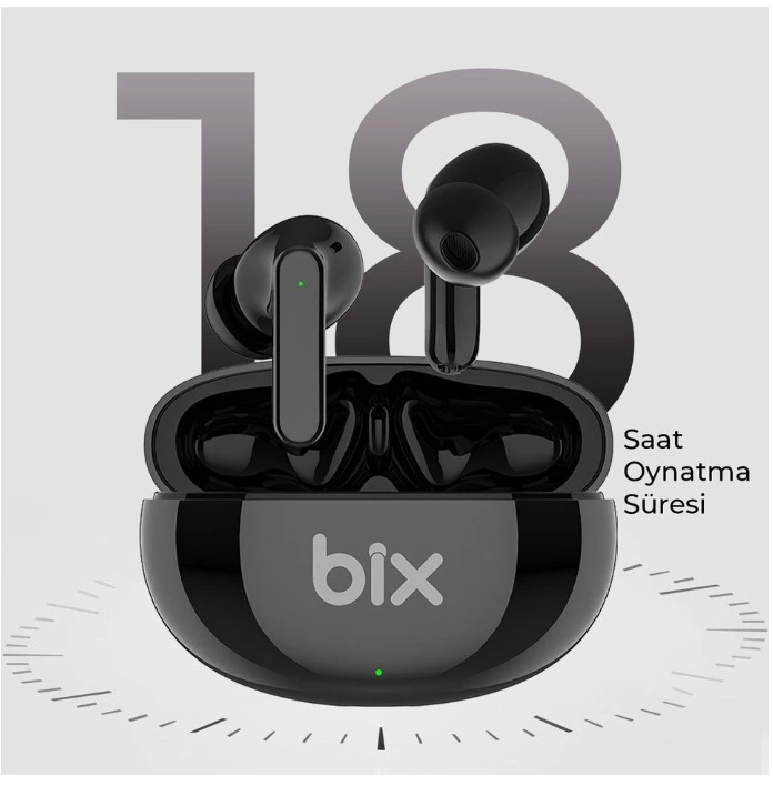 Bix Soundcraft Tw2 Bluetooth 5.3 Tws Kablosuz Kulak İçi Kulaklık Beyaz