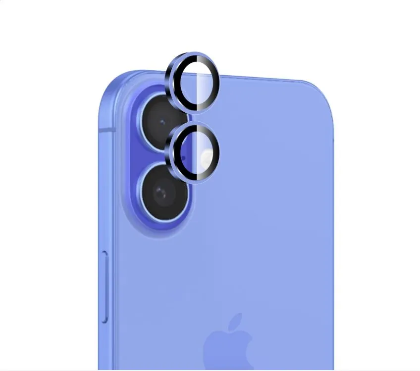 Bix iPhone 15 Pro / 15 Pro Max Lens Koruyucu 9H Gerçek Cam Crystal