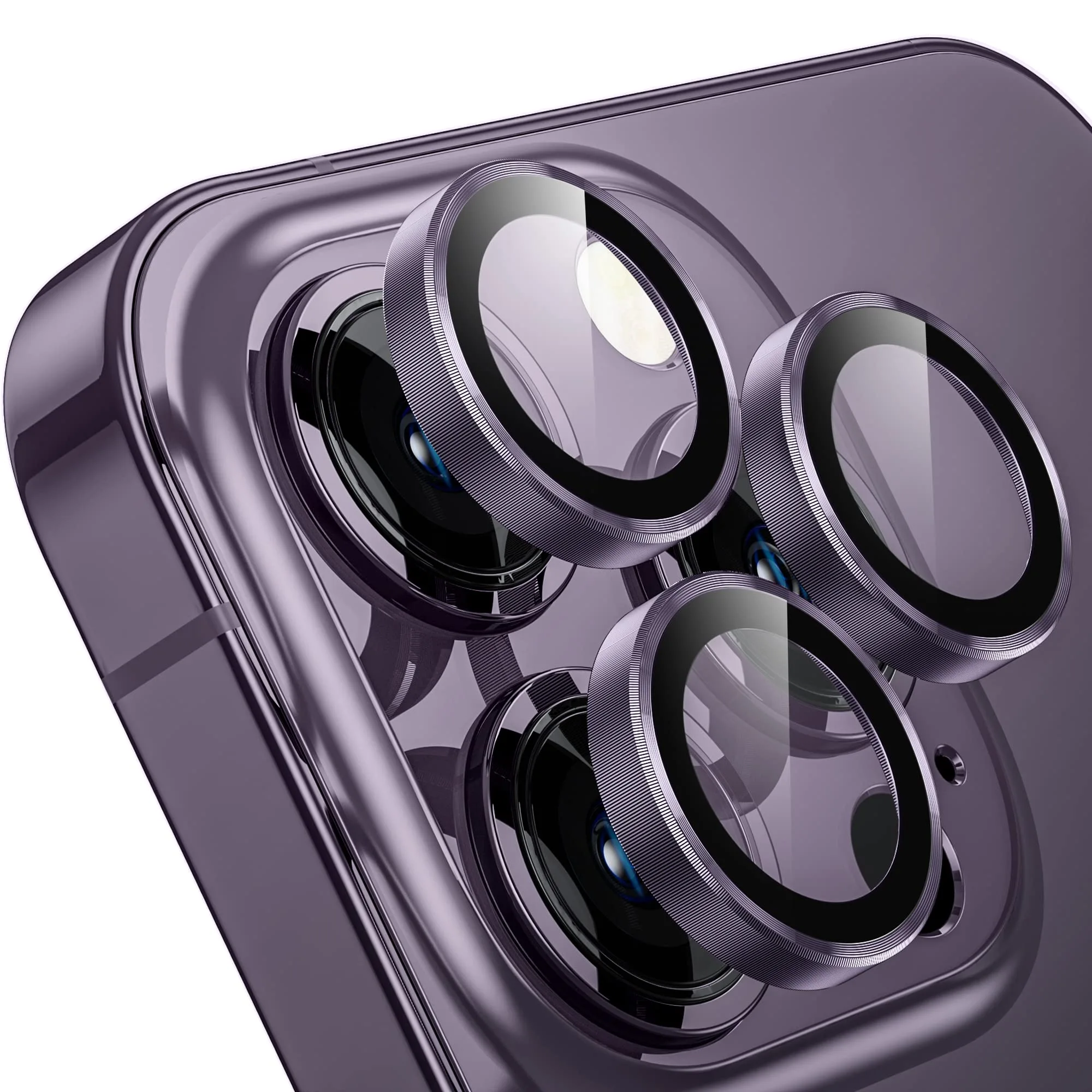 Bix iPhone 14 Pro / 14 Pro Max 3D Original Design Sapphire Lens Koruyucu