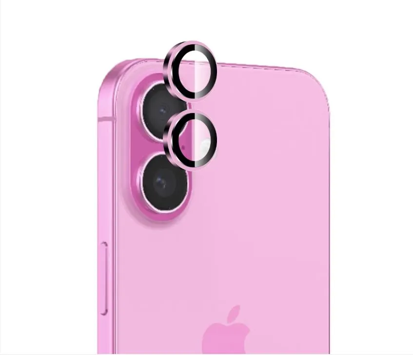 Bix iPhone 15 Pro / 15 Pro Max Lens Koruyucu 9H Gerçek Cam Crystal