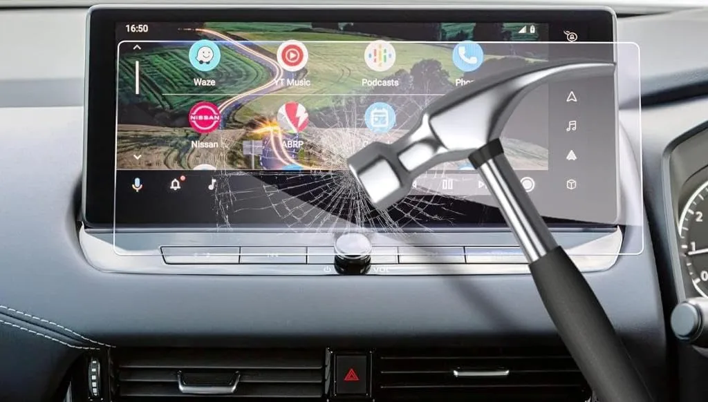 Nissan Qashqai 12.3 inc Multimedya & Navigasyon İle Uyumlu Ekran Koruyucu Nano