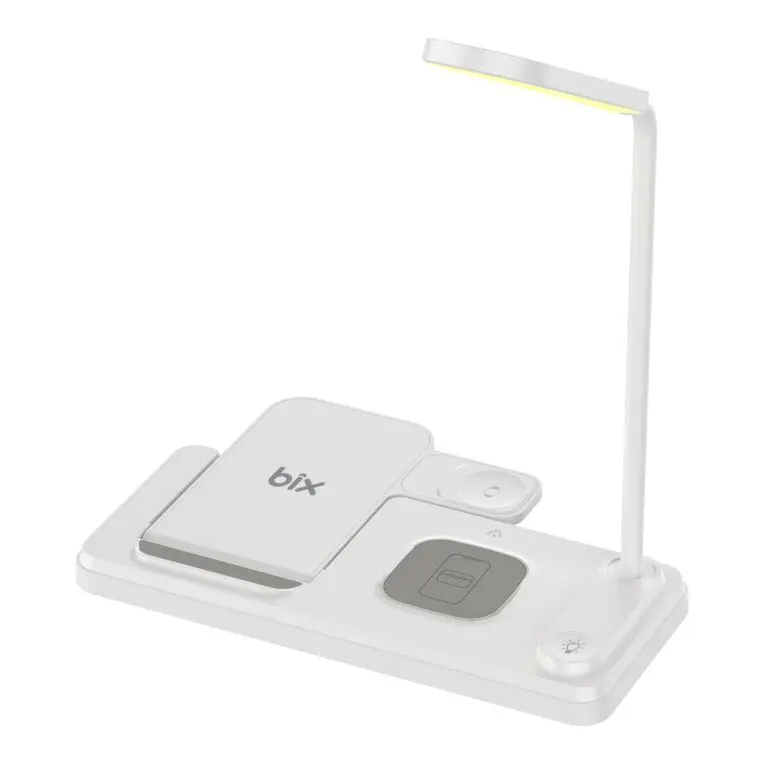 Bix BXMW8 Kablosuz Şarj Standı 3’ü 1 Arada Akıllı Telefon, Akıllı Saat ve TWS