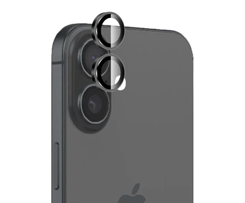 Bix iPhone 15 Pro / 15 Pro Max Lens Koruyucu 9H Gerçek Cam Crystal