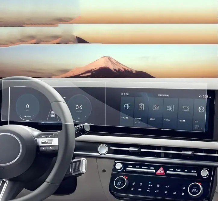 Hyundai Tucson 2025 12.3 inç Multimedya ve Alt Kontrol Ünitesi Ekran Koruyucu