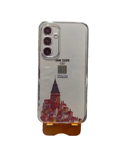 Samsung S23 FE Kamera Korumalı Şeffaf Silikon Kılıf
